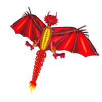 Bothyi - Juego De Cometas De Primavera Para Vida Silvestre Animal Fácil De Volar Para Verano, Niñez, Familia, Rojo