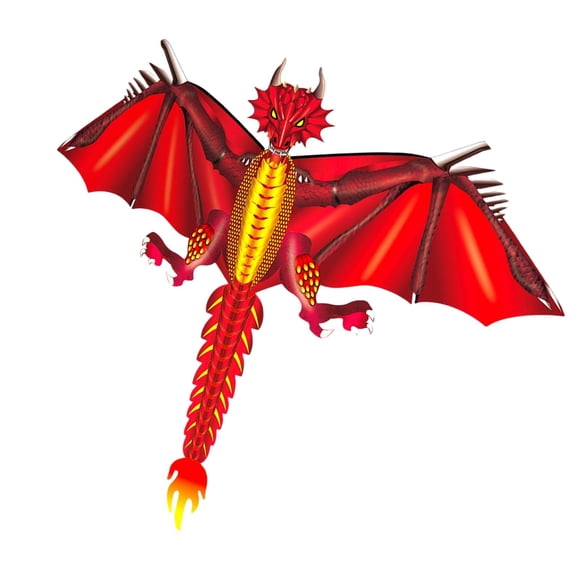 Juego De Cometas De Primavera Para Vida Silvestre Animal Fácil De Volar Para Verano, Niñez, Familia, Rojo