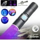 thumbnail image 2 of Linterna UV recargable por USB con luz negra de 395 nm, zoom y 4 modos de luz, detector de orina para mascotas (batería recargable integrada)., 2 of 5