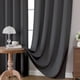 thumbnail image 5 of Cortinas Joydeco Opacas Térmicas Aislantes 132x183 cm Gris Oscuro, 5 of 9