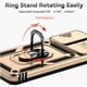 thumbnail image 4 of Estuche GANGXUN para Xiaomi Redmi Note 12 Pro 4G, soporte giratorio 360°, estilo mecánico y magnético, 4 of 5