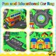 thumbnail image 3 of Alfombra de juego Diysani 183 cm × 274 cm para niños – Ruta de coches, 3 of 6