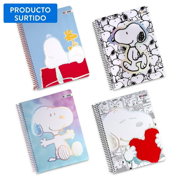 Cuaderno Universitario Snoopy 3m, producto surtido 1 un