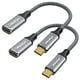 thumbnail image 1 of Cable de extensión USB C CLEEFUN corto de 0,3 m, paquete de 2 unidades, 10 Gbps, 100 W, 1 of 3