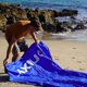 thumbnail image 5 of Alfombrilla de aterrizaje NIXY, versátil y duradera, 142 x 57 cm, azul, 5 of 8