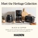 thumbnail image 5 of Cafetera Programable HADEN para 12 Tazas en Negro y Cobre, 5 of 9