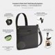 thumbnail image 4 of Bolso de Mano Travelon Roam Pequeño Antirrobo de Nylon 22x22x6 cm, 4 of 9