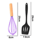 thumbnail image 2 of Juego de 2 mini utensilios de cocina de silicona con mangos de madera., 2 of 5