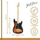 thumbnail image 2 of Guitarra Eléctrica Strato Ibrah + Amplif + Accesorios Cafe, 2 of 10