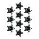 thumbnail image 3 of 10x Colgantes De Estrella De Navidad Decoración De Boda Despedida De Soltera Pentagrama De Navidad Negro, 3 of 5