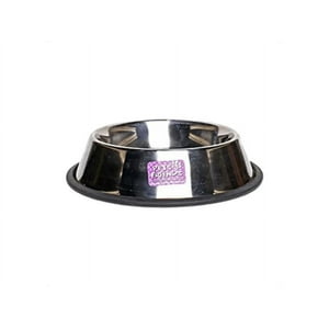Pets & Friends - Plato Acero Inoxidable P/ Perro O Gato 300Ml Antideslizante