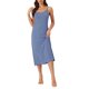 thumbnail image 1 of INSPIRE CHIC Vestido de Noche de Mujer de Rayón Suave sin Mangas con Tirantes Finos y Cuello Redondo para Primavera Verano Talla XS Azul, 1 of 6