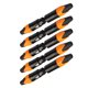 thumbnail image 1 of 5 pares de 3 clavijas XLR conector macho y hembra micrófono micrófono adaptador de cable naranja, 1 of 5