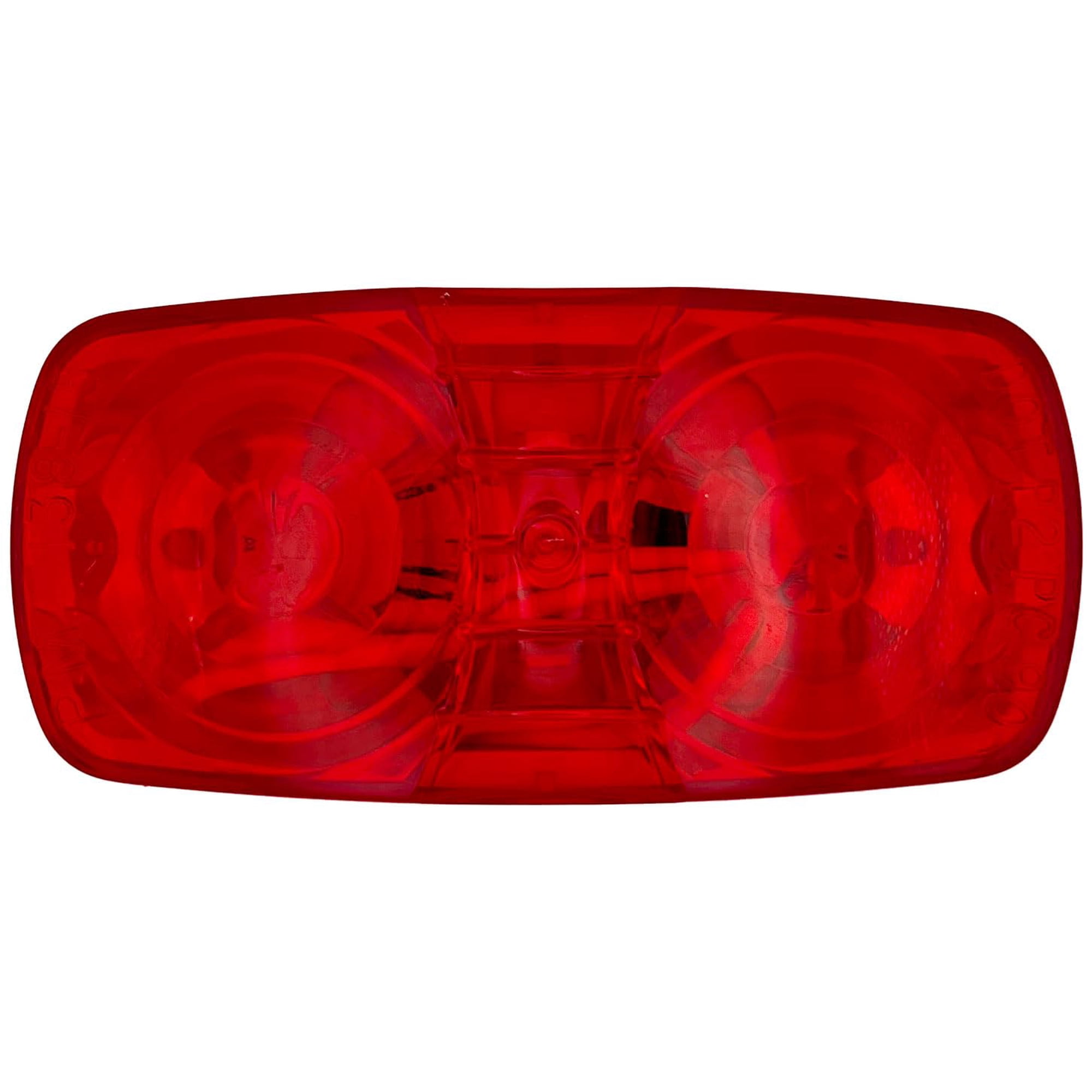 Luz Led Marcadora/de Separación Rv Designer L913 Roja Rectangular