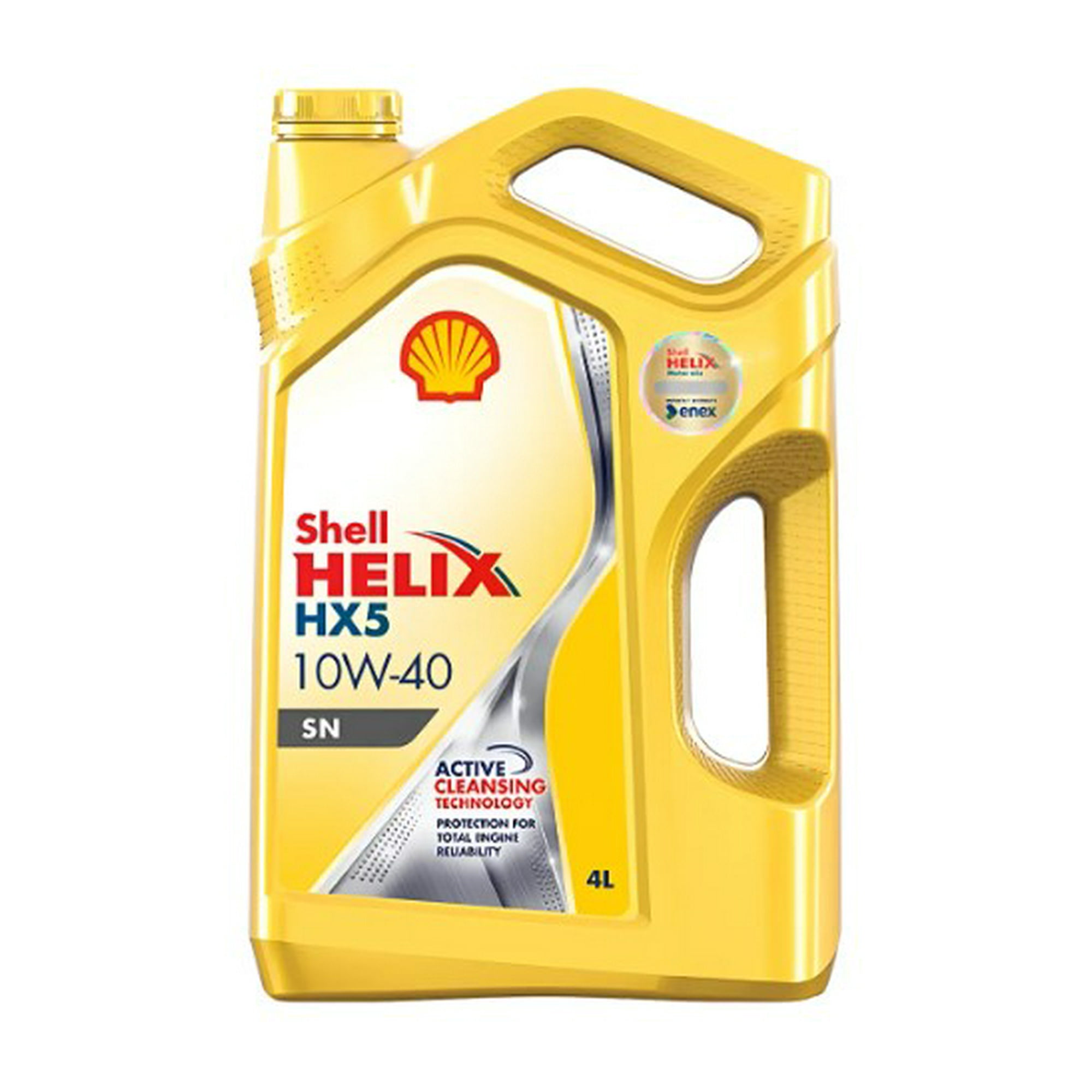Aceite De Motor Shell 10w40 Doble Sello Helix Hx5 4 Litros