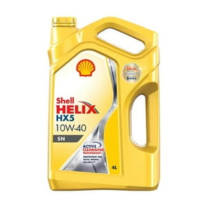 Aceite De Motor Shell 10W40 Doble Sello Helix Hx5 4 Litros