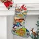 thumbnail image 2 of Todos Crecidos Tema: Calcetines de Navidad, fino lino blanco para colgar en escaleras y chimenea, decoración navideña para el hogar, regalo de Navidad.54cm×38cm, 2 of 5
