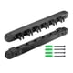 thumbnail image 5 of 6 Pool Billiard Pool Cue Rack Hanging Cue Clips Stand Barras de almacenamiento de madera Organizador Pool Holder para sala de juegos, jugadores, 5 of 5