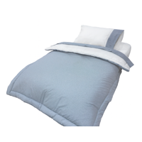 Kinderflex - Set Cuna Colecho 100% Algodón Grey