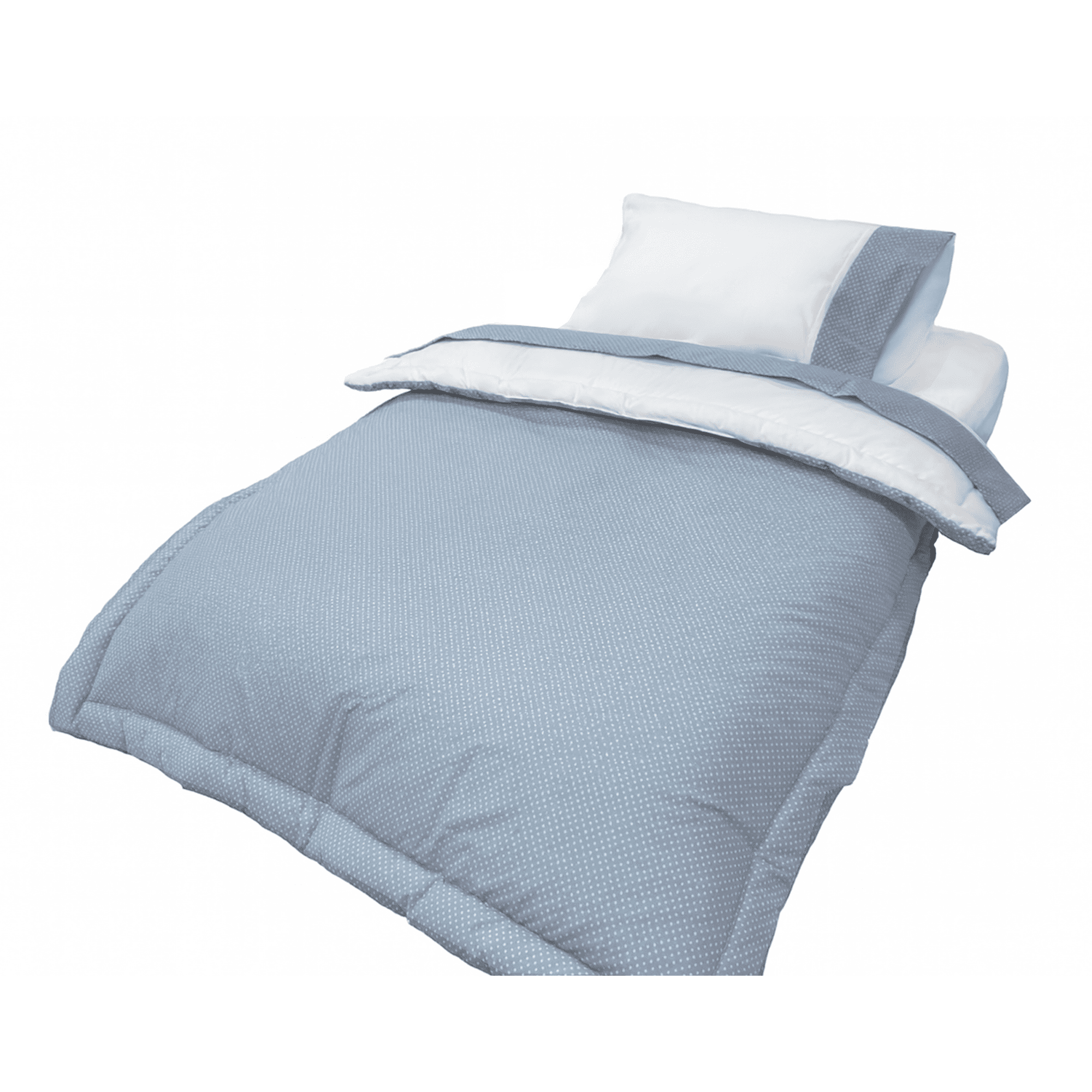 Kinderflex - Set Cuna Colecho 100% Algodón Grey