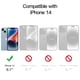 thumbnail image 2 of Protector de pantalla de privacidad JeTech para iPhone 14 de 6.1 pulgadas, paquete de 2, 2 of 7