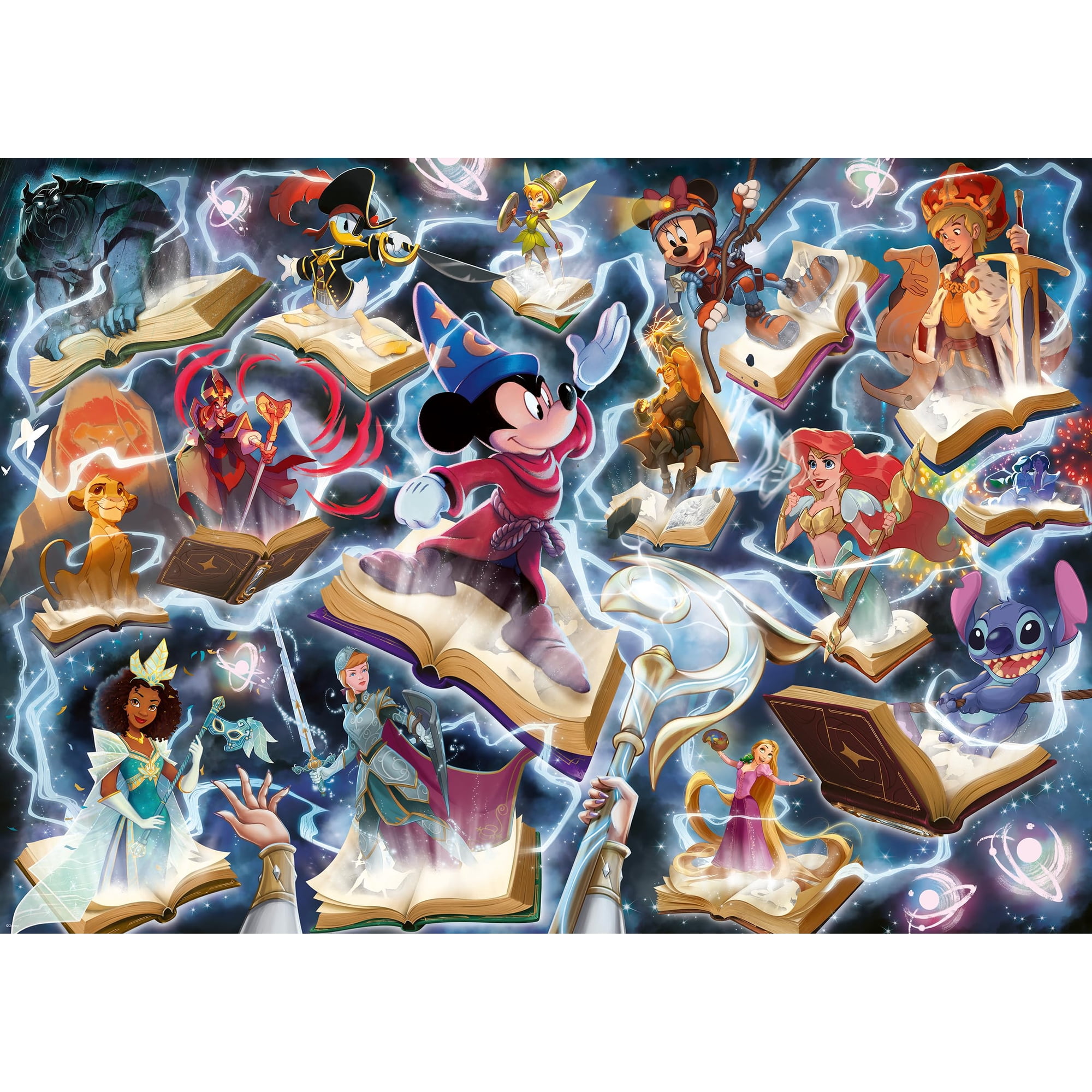 Rompecabezas Ravensburger Disney Lorcana Glimmers 1000 Piezas