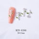 thumbnail image 1 of Xiao Hua Accesorios para Uñas de Goteo Aceite Flor, 0.59 X 0.35 inch Accesorios de Uñas Flor 3D, Manualidades DIY para Accesorios de Uñas de Fondo Plano, 50 Piezas, Plateado, 1 of 5