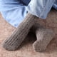 thumbnail image 5 of Calcetines de doble aguja con giro para hombre, calcetines extra grandes de línea paralela, forrados, gruesos y cálidos, de lana de conejo, calcetines casuales de tubo medio., 5 of 5