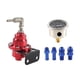 thumbnail image 5 of Regulador De Presión De Combustible Ajustable Con Indicador De Alto Rendimiento Rojo, 5 of 5