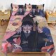 thumbnail image 1 of Wednesday Addams Duvet Cover Set 3 Piece Bedding Set Double Sided Printing Decorative Comforter Cover Set, 1 of 5