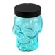 thumbnail image 2 of Frasco dulces vidrio transp calavera celeste, 2 of 3