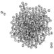 thumbnail image 1 of 300pcs / set mini botones minúsculos de metal para ropa de mu?eca DIY Accs Silver, 1 of 5