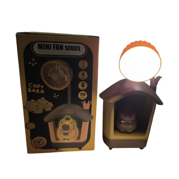 Mini Lampara LED De Escritorio USB Tematica Capibara