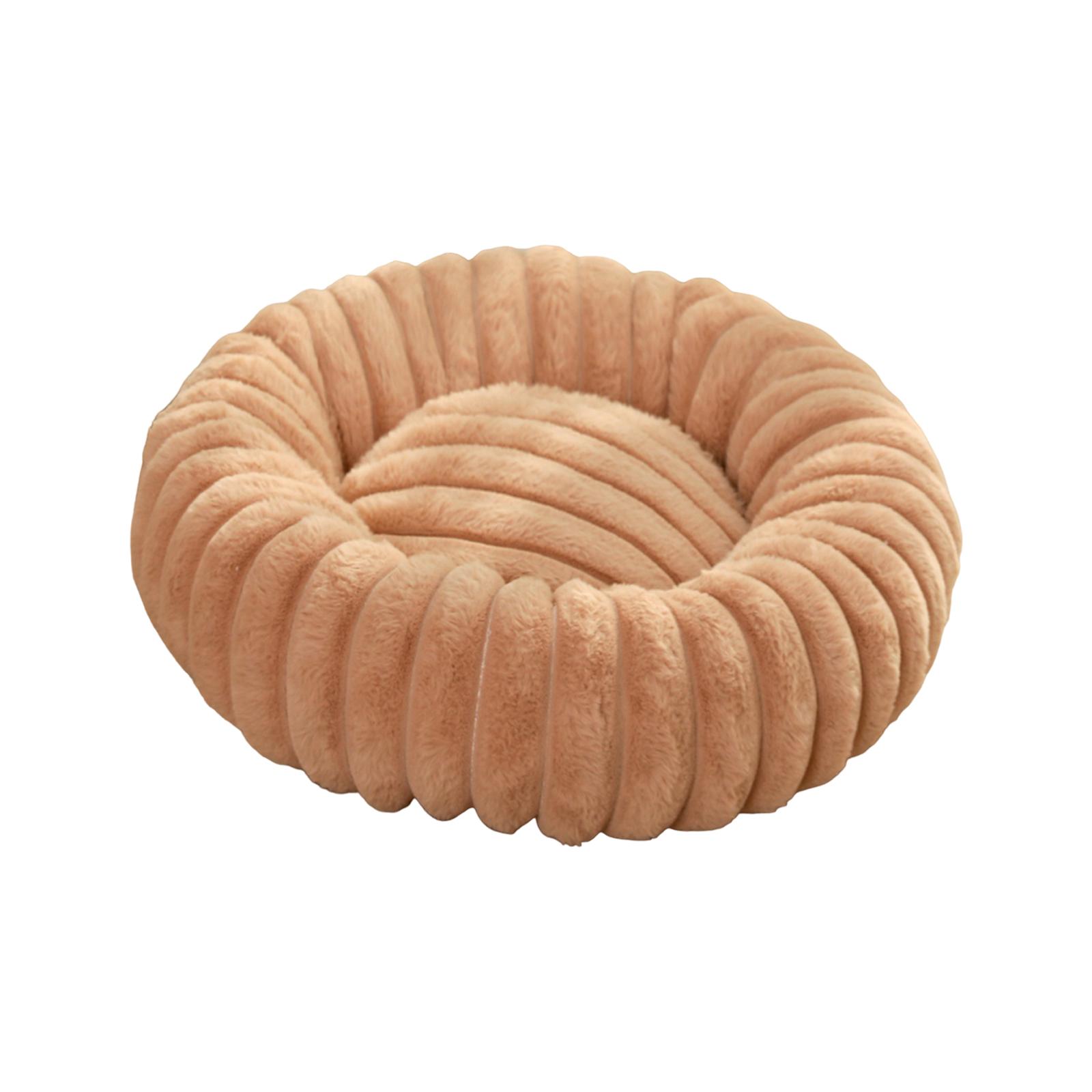 Ioensy - Cama Calmante Para Perros Y Gatos, Cojín Para Calentar Mascotas, Cama Para Gatos, Cachorros, Color Caqui, 60 Cm