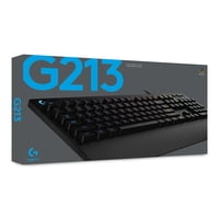 Teclado Logitech G213 Rgb Gaming Qwerty Negro