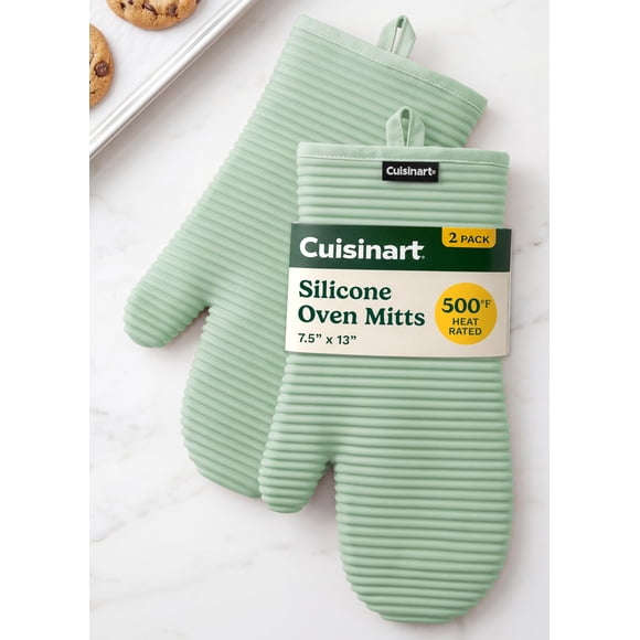 Guantes de horno Best Brands 19 cm x 33 cm, paquete de 2, resistencia a 260 °C (500 °F)