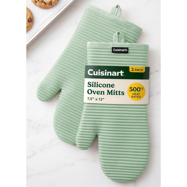 Guantes de horno Best Brands 19 cm x 33 cm, paquete de 2, resistencia a 260 °C (500 °F)