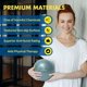 thumbnail image 3 of Pelota de ejercicio ProBody Pilates de 23 cm con bomba, color azul, 3 of 9