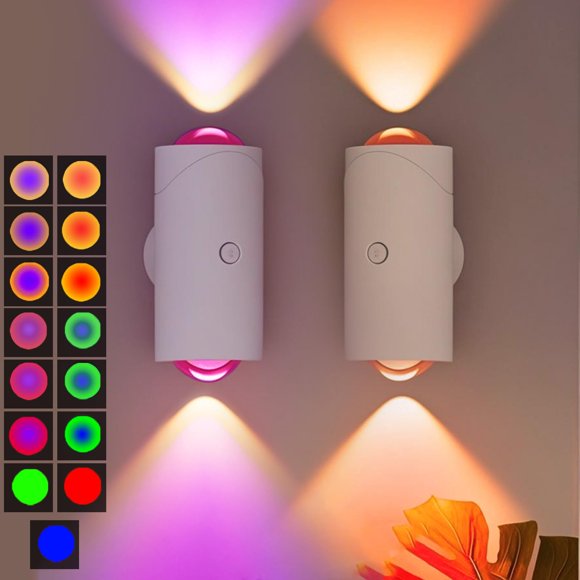 Luz con sensor de movimiento NINE SQUARE EGOU RGB - Pack de 2
