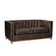 thumbnail image 2 of Sofa Roma 2C Cuero Colorado Marron, 2 of 5