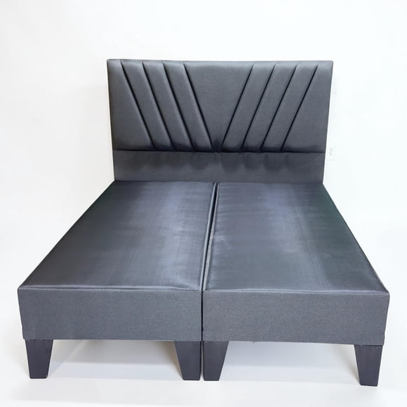Base y Respaldo De Cama 2pl  Modelo en V