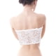 thumbnail image 4 of Sujetador tipo tubo de encaje floral para mujer, 3 piezas, bandeau, sin tirantes, sin costuras, elástico, envolvente para el pecho, 4 of 8