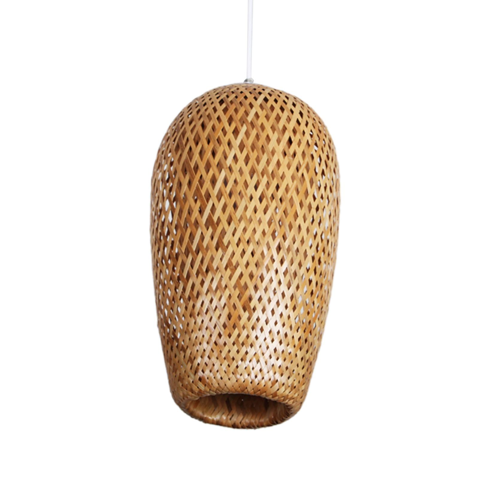 Magideal - Lámpara Colgante De Bambú Tejida A Mano, Lámpara De Techo, Accesorios De Iluminación, Lámpara De Para Dormitorio, Casa De Té, Restaurante,