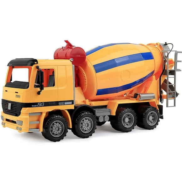 Mezcladora de cemento Toy Liberty Imports para camiones de construcción, 38 cm