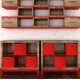 thumbnail image 3 of Cubos de almacenamiento simples para el hogar, plegables, 28 cm, color rojo, paquete de 6, 3 of 7