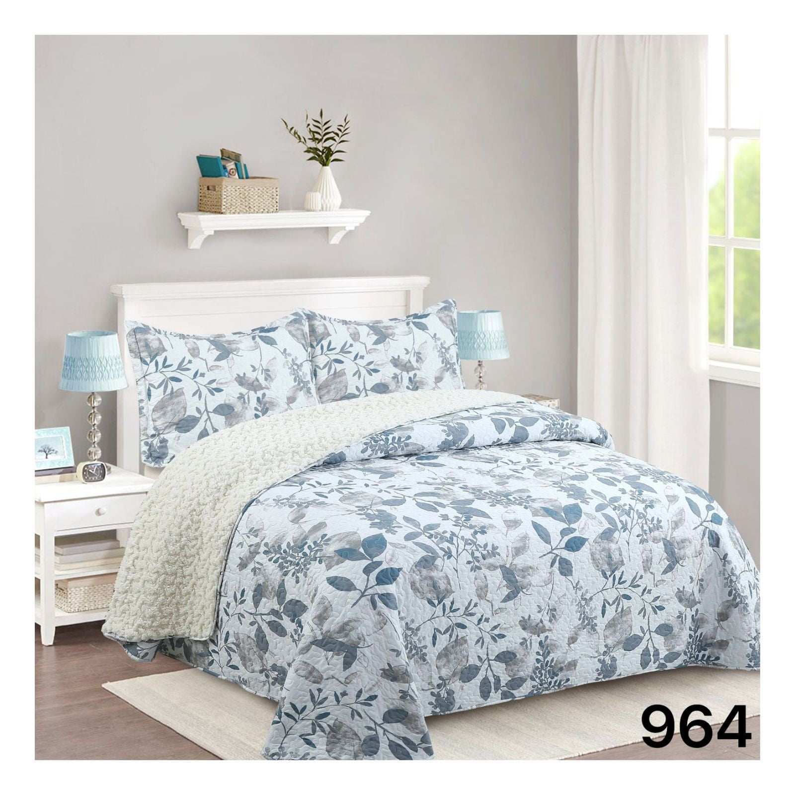 Genérico - Cubrecama Sherpa 2 Plazas - Timeless M964