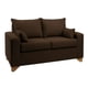 thumbnail image 3 of Sofa Stefanny En Lino Chocolate, 3 of 3