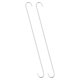 thumbnail image 1 of Uxcell S Ganchos Colgantes, 20 pulgadas/500 mm Percha Extra Larga de Acero al Carbono, Tono Plateado, 2 Paquetes, 1 of 5
