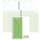 thumbnail image 1 of Libro de registro combinado Hammond & Stephens 0614-409 verde, 1 of 1