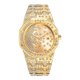 thumbnail image 1 of Reloj de Cuarzo Lujoso con Pedrería - Reloj Elegante para Hombre para Vestir en Fiestas, Perfecto para Uso Diario y Ocasiones Especiales, 1 of 15